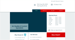 Desktop Screenshot of hm-hvac.com